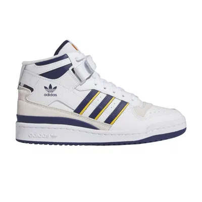 Pre-owned Adidas Originals Wmns Forum Mid 'white Blue Yellow'