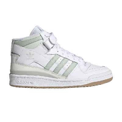 Pre-owned Adidas Originals Wmns Forum Mid 'white Linen Green'