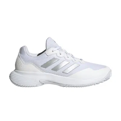 Pre-owned Adidas Originals Wmns Gamecourt 2.0 'white Silver Metallic'