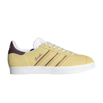Pre-owned Adidas Originals Wmns Gazelle 'almost Yellow Maroon'