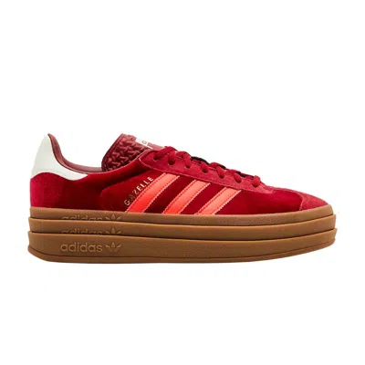 Pre-owned Adidas Originals Wmns Gazelle Bold 'bright Red Velvet'