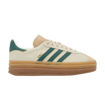 Pre-owned Adidas Originals Wmns Gazelle Bold 'cream Collegiate Green'
