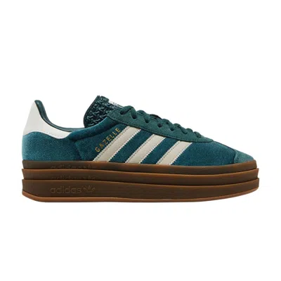Pre-owned Adidas Originals Wmns Gazelle Bold 'mineral Green Velvet'