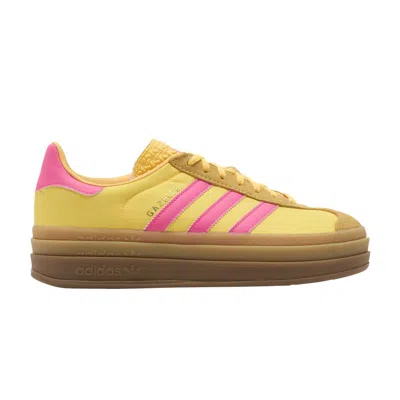 Pre-owned Adidas Originals Wmns Gazelle Bold 'spark Lucid Pink' In Yellow