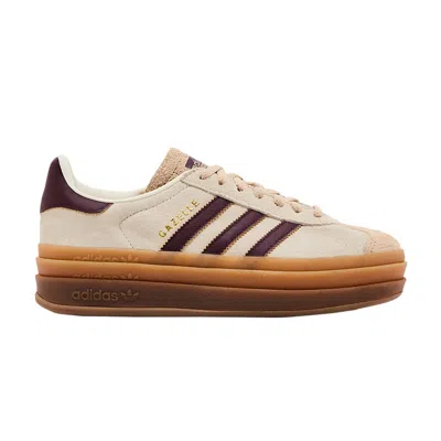 Pre-owned Adidas Originals Wmns Gazelle 'cream White Maroon'