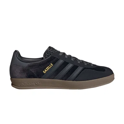 Pre-owned Adidas Originals Wmns Gazelle Indoor 'black Carbon Velvet'