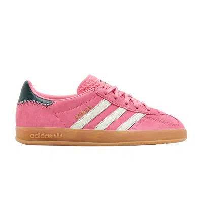 Pre-owned Adidas Originals Wmns Gazelle Indoor 'rose Tone Collegiate Green' In Pink