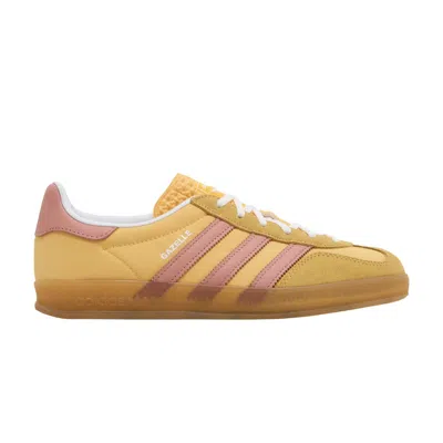Pre-owned Adidas Originals Wmns Gazelle Indoor 'semi Spark Wonder Clay' In Yellow