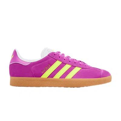 Pre-owned Adidas Originals Wmns Gazelle 'purple Burst Solar Yellow'