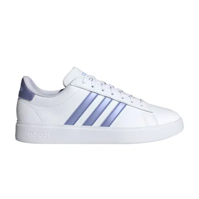 Pre-owned Adidas Originals Wmns Grand Court 2.0 'white Blue Spark Metallic'
