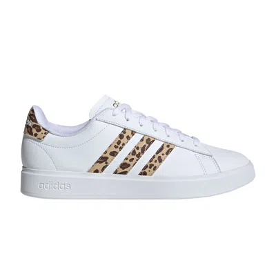 Pre-owned Adidas Originals Wmns Grand Court 2.0 'white Leopard'