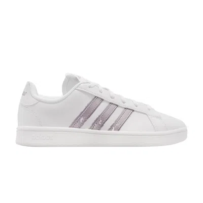 Pre-owned Adidas Originals Wmns Grand Court Beyond 'white Matte Purple Metallic'