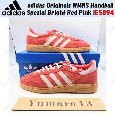 Pre-owned Adidas Originals Wmns Handball Spezial Bright Red Pink Ie5894 Women's Size