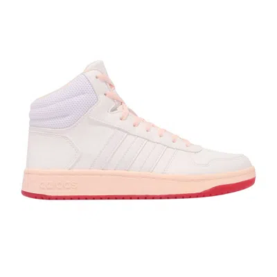 Pre-owned Adidas Originals Wmns Hoops 2.0 Mid 'white Power Pink'