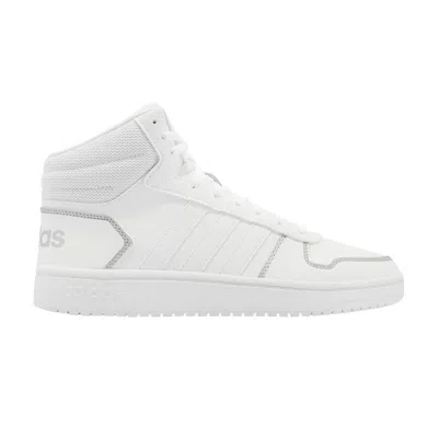Pre-owned Adidas Originals Wmns Hoops 2.0 Mid 'white Silver Metallic'