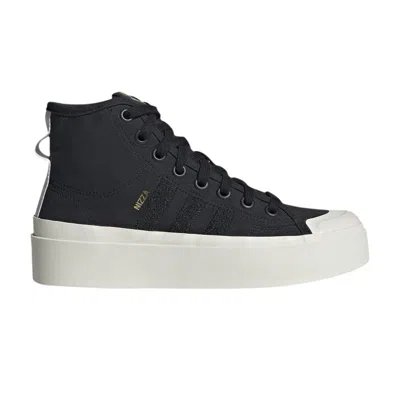 Pre-owned Adidas Originals Wmns Nizza Bonega Mid 'black White'