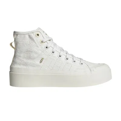 Pre-owned Adidas Originals Wmns Nizza Bonega Mid 'embroidered Floral' In White