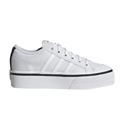Pre-owned Adidas Originals Wmns Nizza Platform 'white Black'