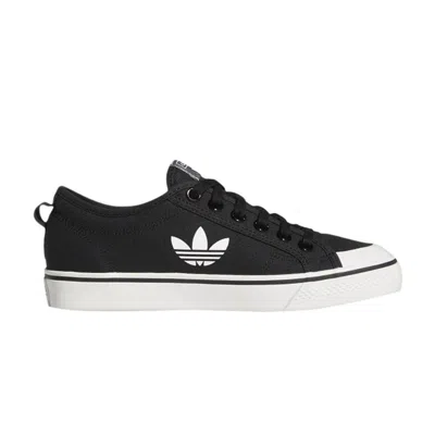 Pre-owned Adidas Originals Wmns Nizza Trefoil 'core Black White'