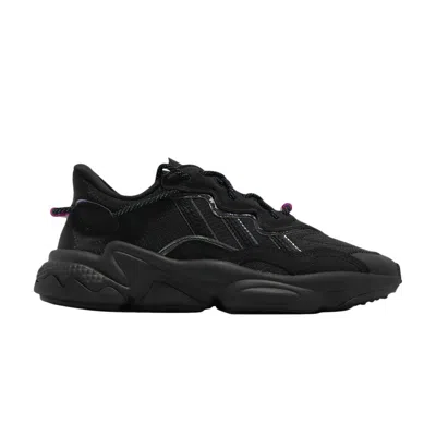 Pre-owned Adidas Originals Wmns Ozweego 'black Green Sonic'