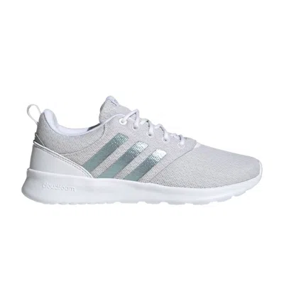 Pre-owned Adidas Originals Wmns Qt Racer 2.0 'white Vision Metallic' In Grey