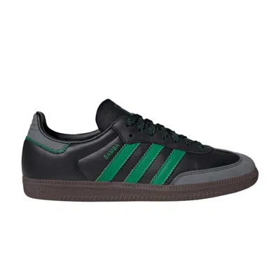 Pre-owned Adidas Originals Wmns Samba Og 'black Green'