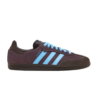 Pre-owned Adidas Originals Wmns Samba Og 'shadow Brown Sky Rush'