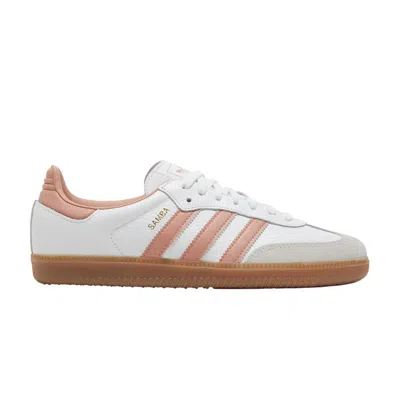 Pre-owned Adidas Originals Wmns Samba Og 'wonder Clay' In White