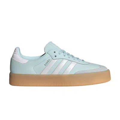 Pre-owned Adidas Originals Wmns Sambae 'almost Blue Silver Metallic Gum'