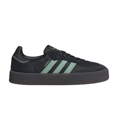 Pre-owned Adidas Originals Wmns Sambae 'black Hazy Green'