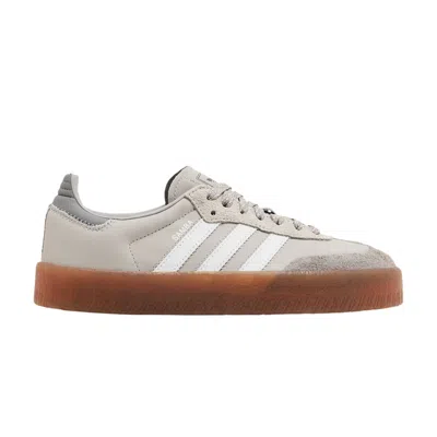 Pre-owned Adidas Originals Wmns Sambae 'grey White'