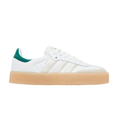 Pre-owned Adidas Originals Wmns Sambae 'off White Green'