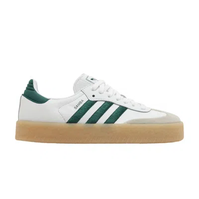 Pre-owned Adidas Originals Wmns Sambae 'white Green Gum'