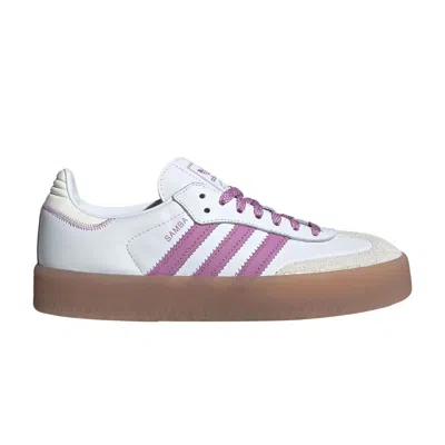 Pre-owned Adidas Originals Wmns Sambae 'white Preloved Purple'