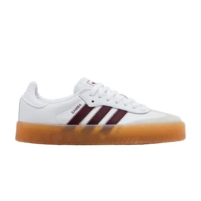 Pre-owned Adidas Originals Wmns Sambae 'white Shadow Red'
