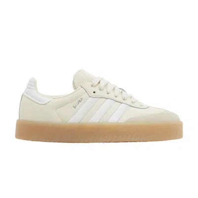 Pre-owned Adidas Originals Wmns Sambae 'wonder White Silver Metallic Gum' In Cream
