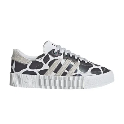 Pre-owned Adidas Originals Wmns Sambarose 'animal Pack' In White