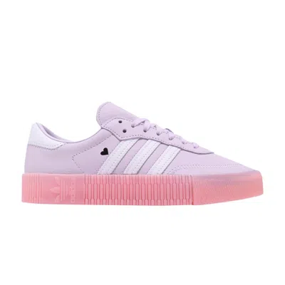 Pre-owned Adidas Originals Wmns Sambarose 'valentine's Day' In Purple