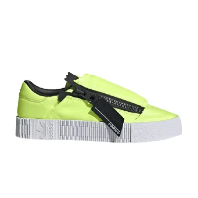 Pre-owned Adidas Originals Wmns Sambarose Zip 'hi-res Yellow'