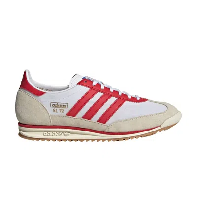 Pre-owned Adidas Originals Wmns Sl72 Og 'white Scarlet'