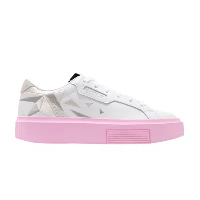 Pre-owned Adidas Originals Wmns Sleek Super 'white Clear Pink'