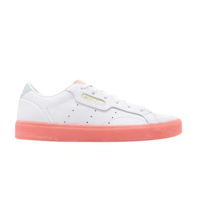 Pre-owned Adidas Originals Wmns Sleek 'white Glow Orange'