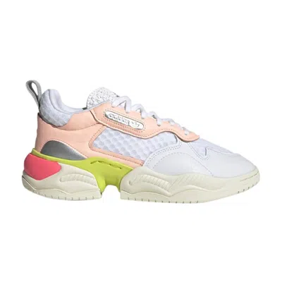 Pre-owned Adidas Originals Wmns Supercourt Rx 'flash Red' In White