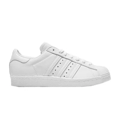 Pre-owned Adidas Originals Wmns Superstar 80 'half Heart' In White