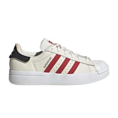 Pre-owned Adidas Originals Wmns Superstar Ayoon 'off White Scarlet'