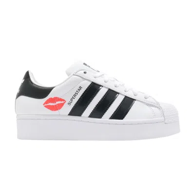 Pre-owned Adidas Originals Wmns Superstar Bold 'lip Print' In White