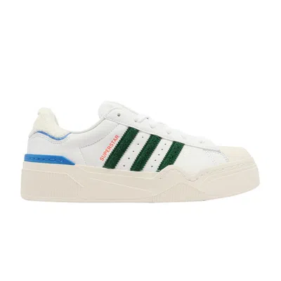 Pre-owned Adidas Originals Wmns Superstar Bonega 2b 'white Green Royal'