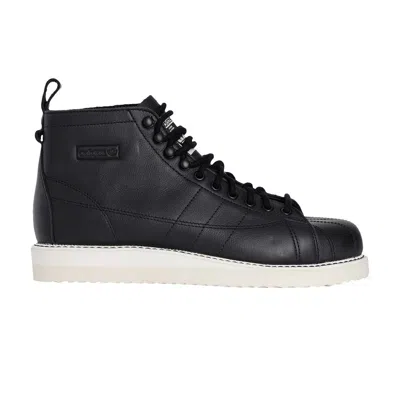 Pre-owned Adidas Originals Wmns Superstar Boot 'core Black'