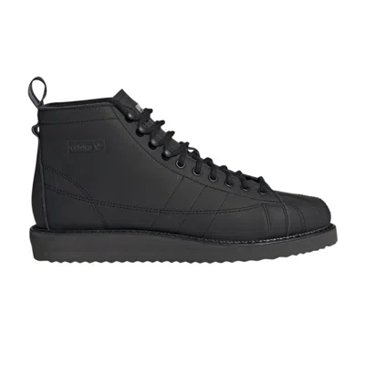 Pre-owned Adidas Originals Wmns Superstar Boot 'core Black'