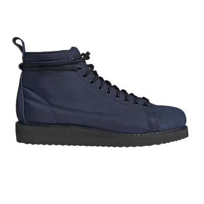 Pre-owned Adidas Originals Wmns Superstar Boot 'night Indigo' In Blue